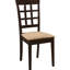 Paire de chaises de salle à manger Cappuccino Beige