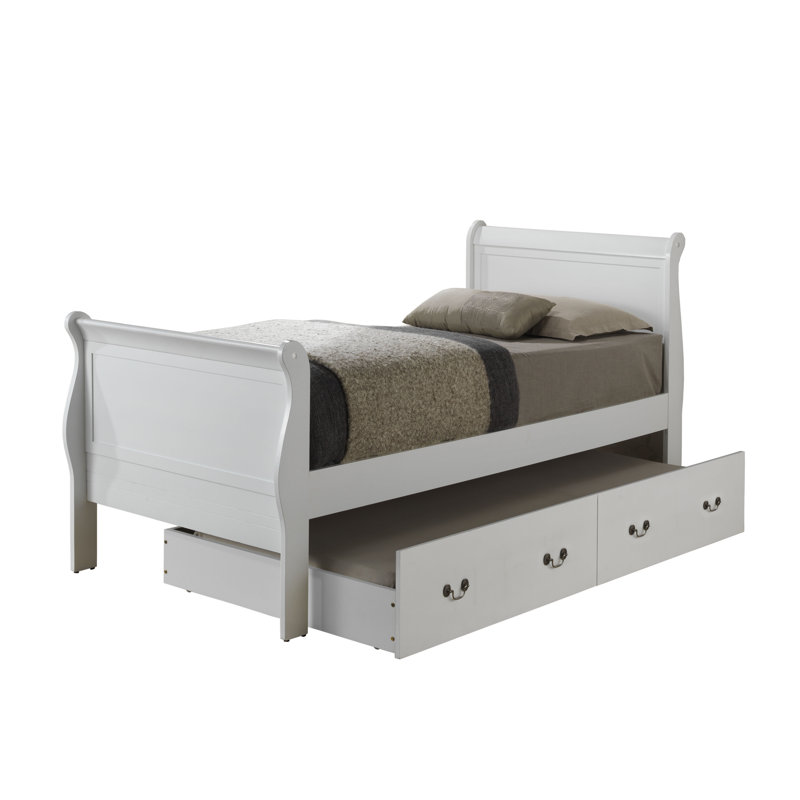 Citronelle Kids with Trundle, Full, White