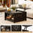 Torron Lift Top Farmhouse Coffee Table with Storage,Wood Cocktail Table-780679327