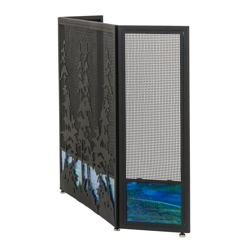 72"W X 32"H Tall Pines Fireplace Screen