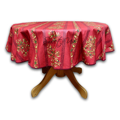 Nappe ronde 100% coton Floral