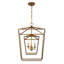 Luminaire suspendu carré en métal à 3 lumières Kyles-1758933422