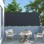 Dakota Fields 300 cm W Polyester Retractable Freestanding Awning-1336325369
