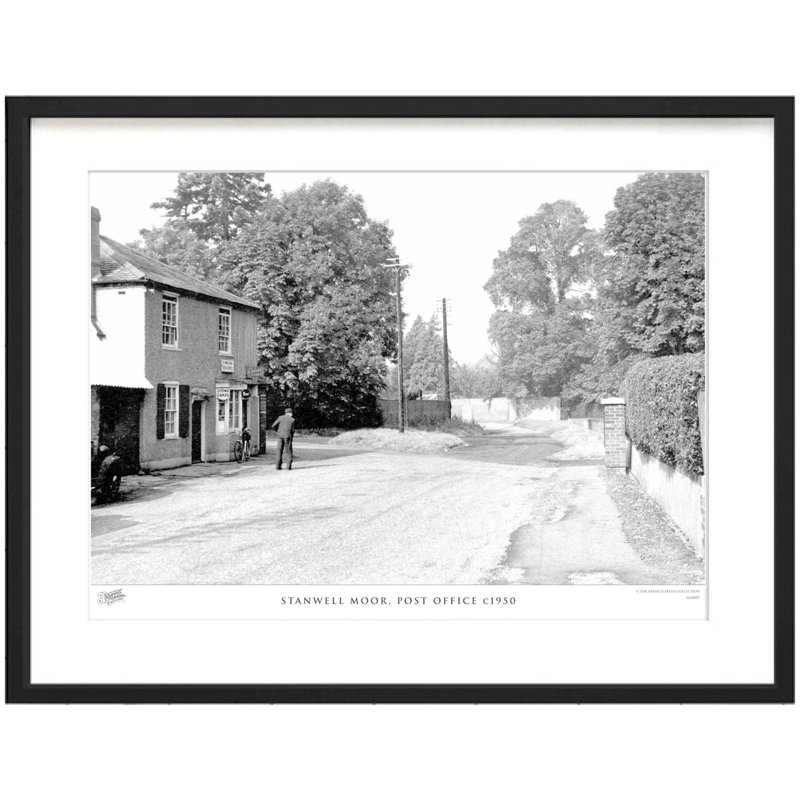 Stanwell Moor, Post Office C1950 by Francis Frith - Single Picture Frame Print, 45cm H x 60cm W x 2.3cm D
