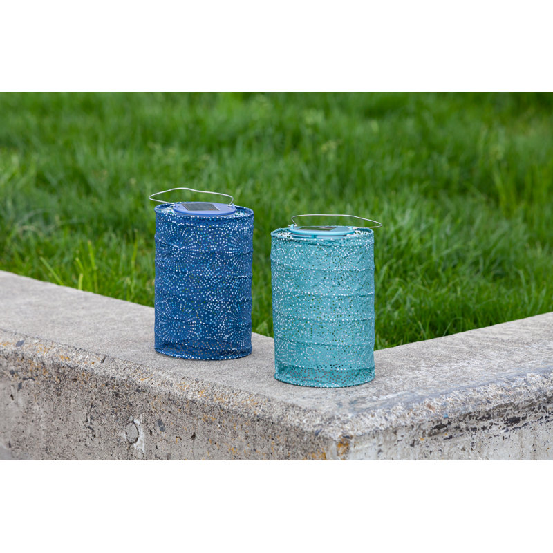 Emerald Tyvek Solar Lantern with High-Powered Dual LED