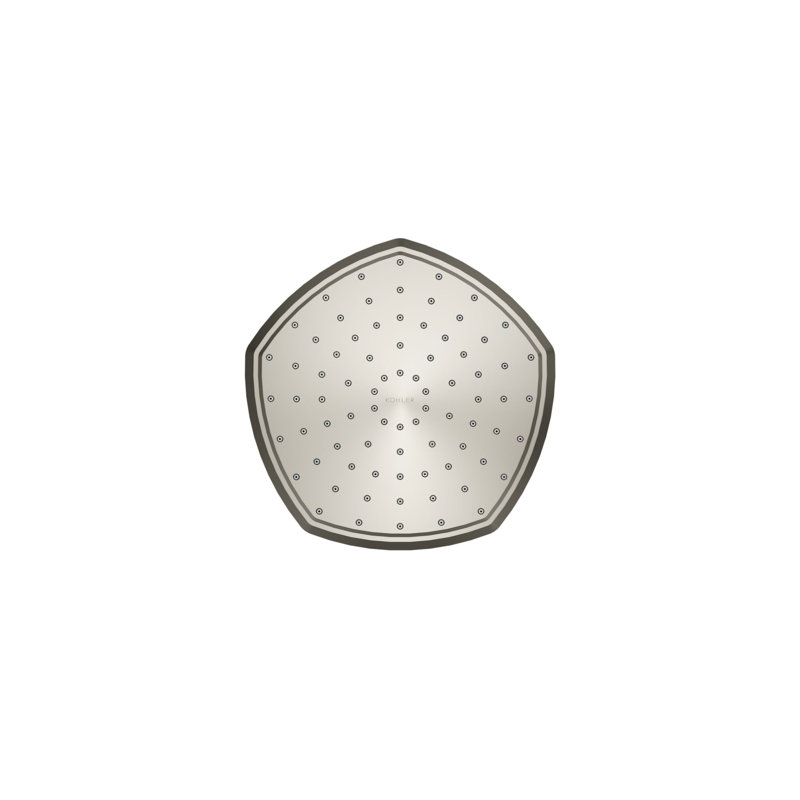 Occasion 8 In. Single-Function Rainhead, Polished Nickel, 2.5 GPM