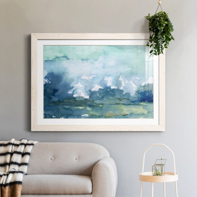 Pluie lointaine - Peinture encadrée
