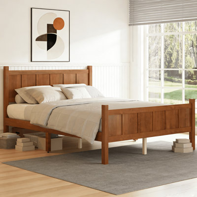 Modern Platform Bed With Headboard