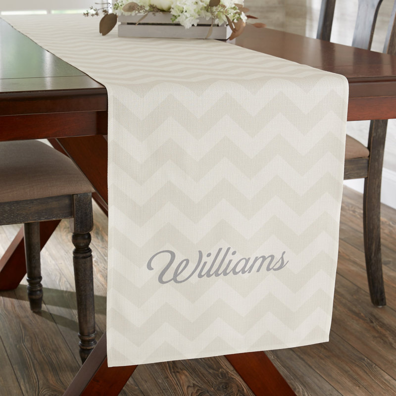 Home Patterns Personalized Table Runner, 16" x 60", Yes