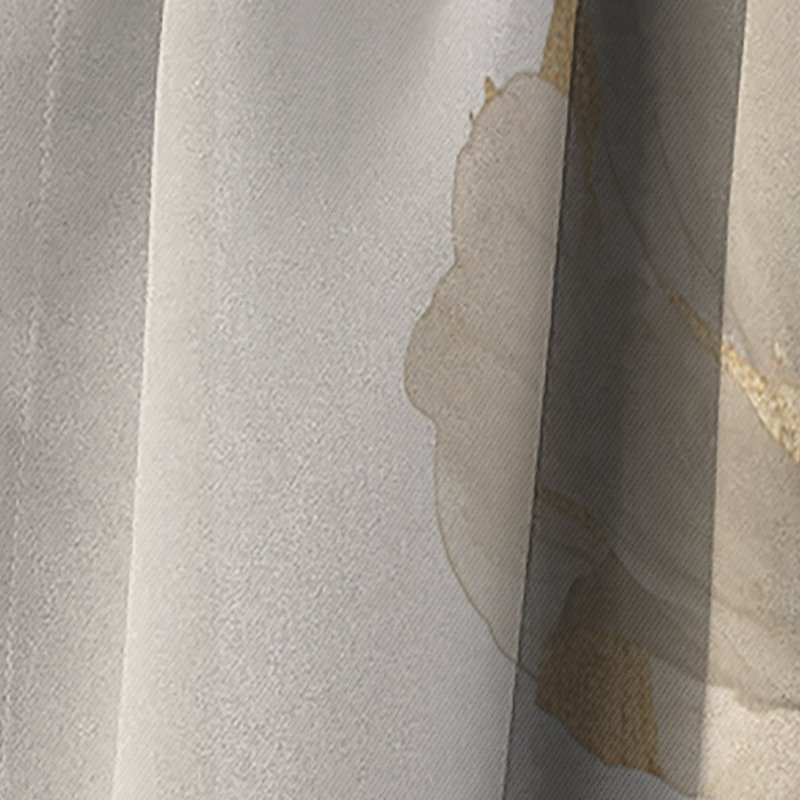 Cream Vibrant Poppies I - Floral Curtain - Blackout Floral Curtain - 1 Panels, 52" W x 95" L