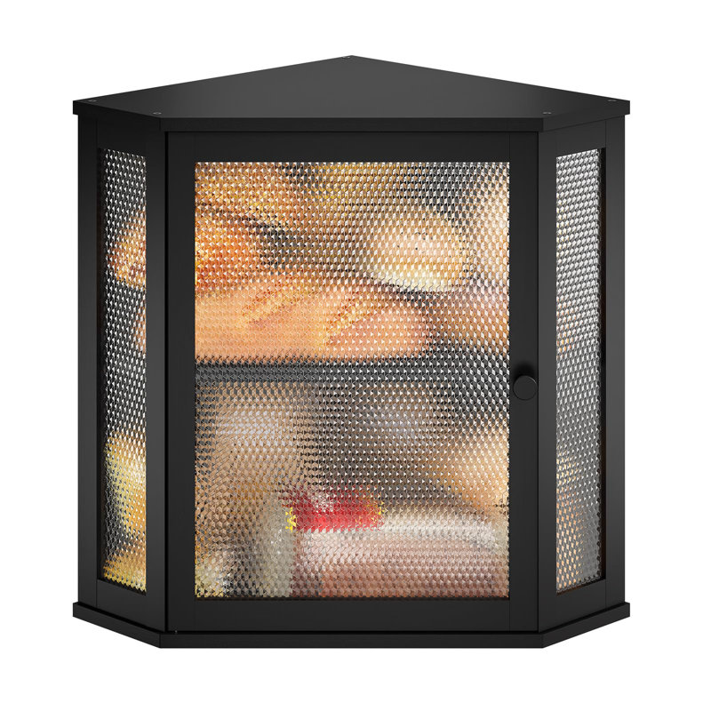 Boîte à pain de coin très grande capacité pour boîte de pain de style campagnard, rangement de coin de comptoir, porte-pain double couche (noir, très grand)