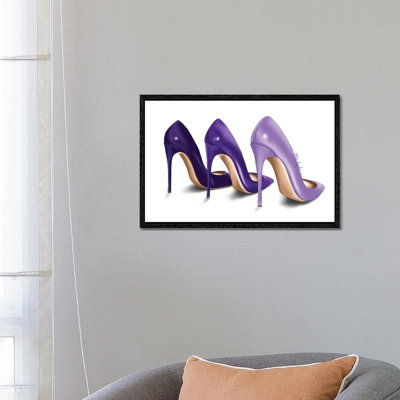 Purple Shades by Elza Fouche - Print on Canvas