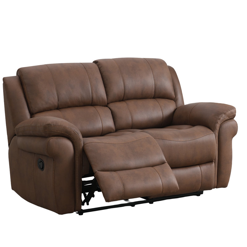 Bettymae 2 Seater Reclining Loveseat, Tan