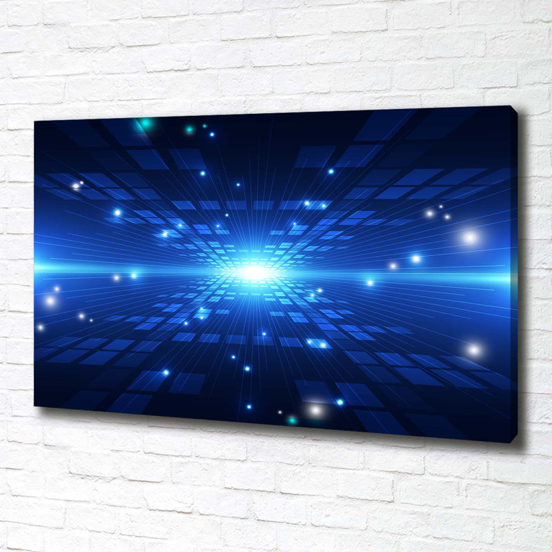 Three-dimensional Background - Wrapped Canvas Print