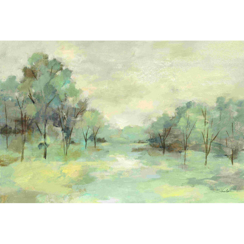 «Scenic Treescape» par Silvia Vassileva - impression sur toile tendue, H 8 po x l 12 po