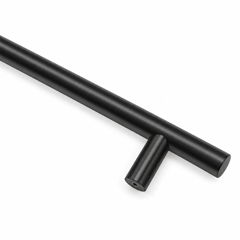 Stainless Steel Modern Drawer Pulls, Cabinet Hardware Multipack for Kitchen, Dresser & Bathroom Vanity（10pack）, Noir mat