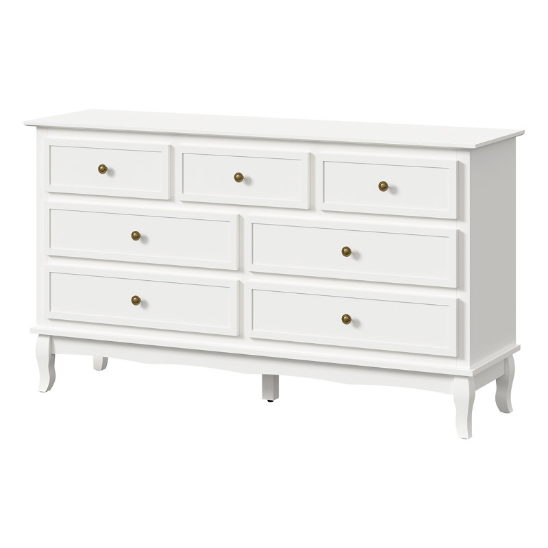 55'' Dresser With 7 Spacious Drawers
