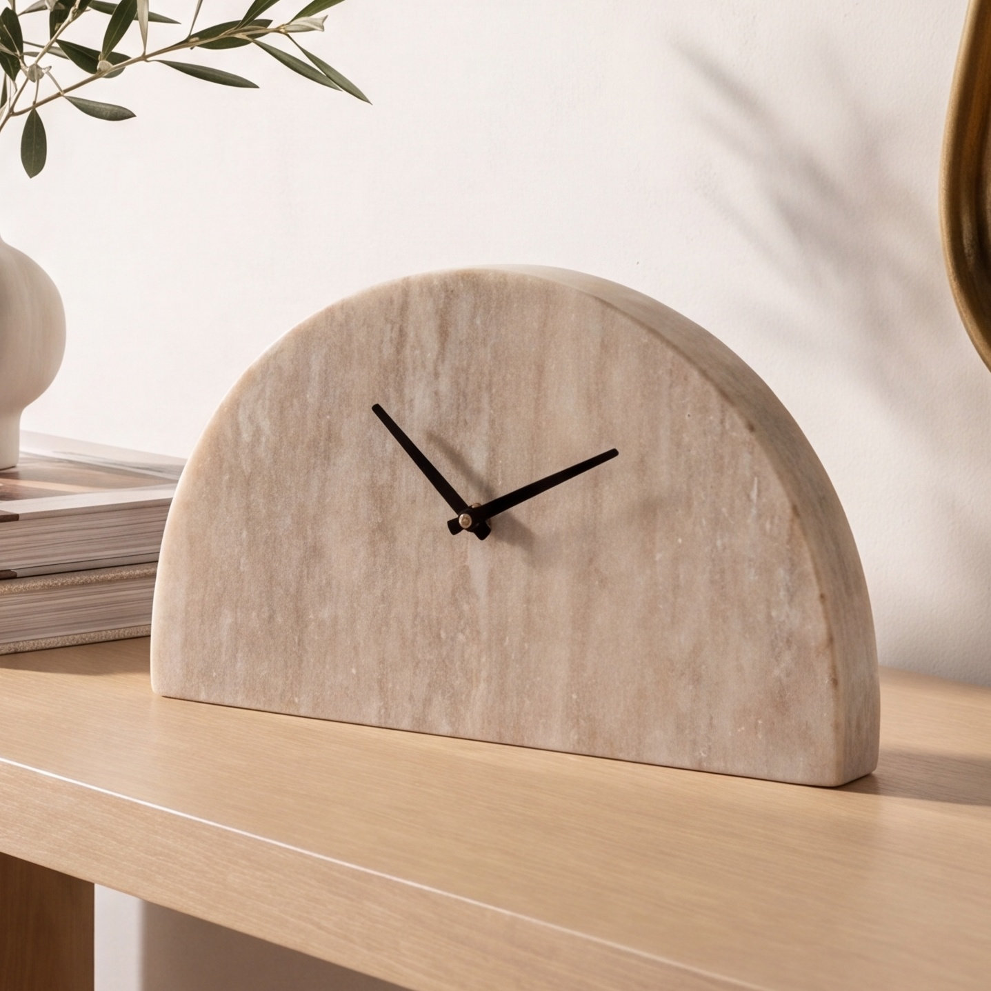 Maurelle Mantel Clock, Gray