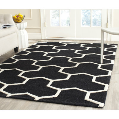 Sanyla Cambridge Hand Tufted Wool Geometric Rug