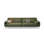 Causeuse-coussin standard en cuir véritable vert-984496782