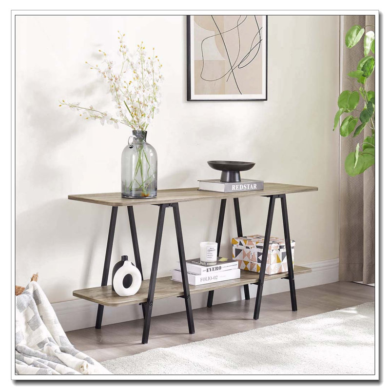 47.24-Inch Long Console Table, Gray