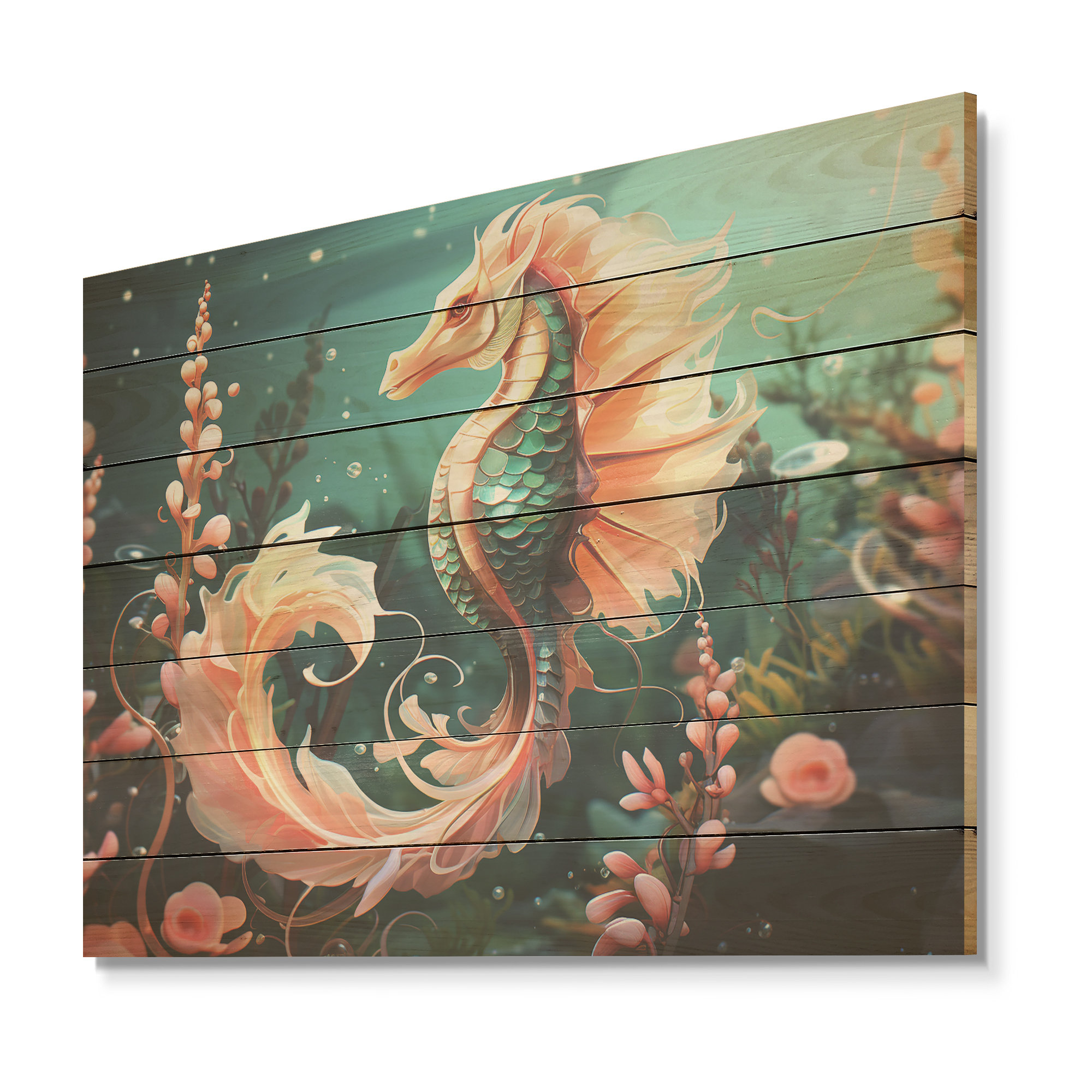 Ocean Dream Seahorse Graphic Top main image 0