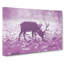 A Grazing Stag in Abstract - Wrapped Canvas-55368455
