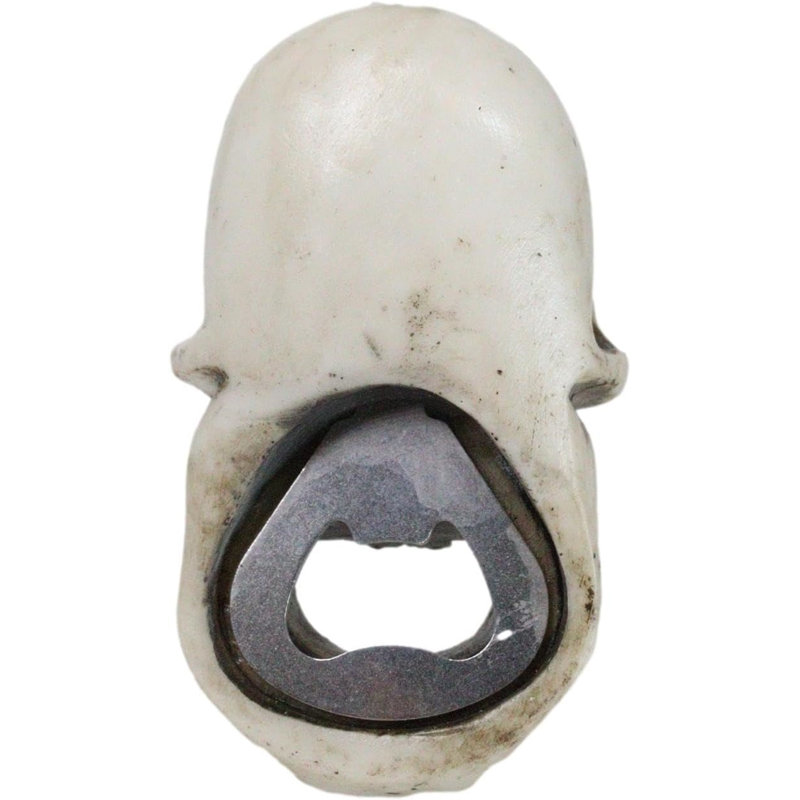 Ensemble de 2 crânes crâniens maléfiques avec ouvre-bouteille gothique