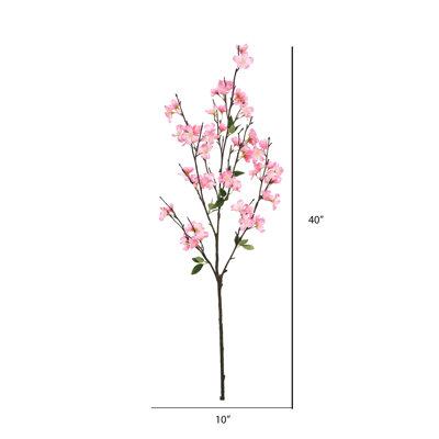 40" Artificial Cherry Blossom Spray