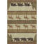 Tapis brun Premium Henrikh AMF141 lavable à la machine-1106581327