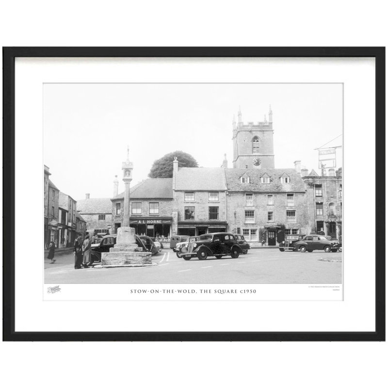 Stow-on-the-Wold, The Square C1950 by Francis Frith - Single Picture Frame Print, 60cm H x 80cm W x 2.3cm D