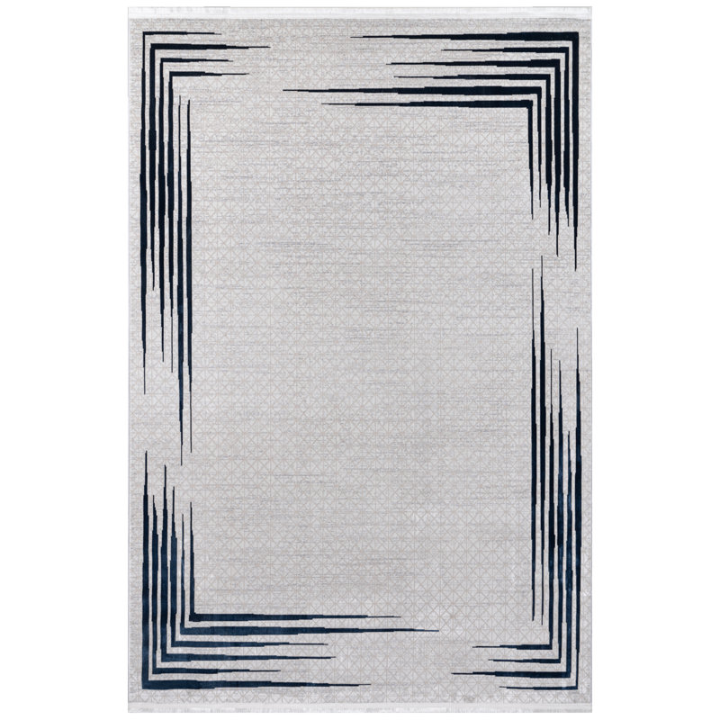 Rezon Machine Made Indoor / Outdoor Area Rug, Rectangle 3'11" x 5'11"
