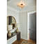Alaina 3 Light Glass Semi Flush Mount