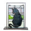 Cat in Window Lighted Mini Tabletop Window Panel