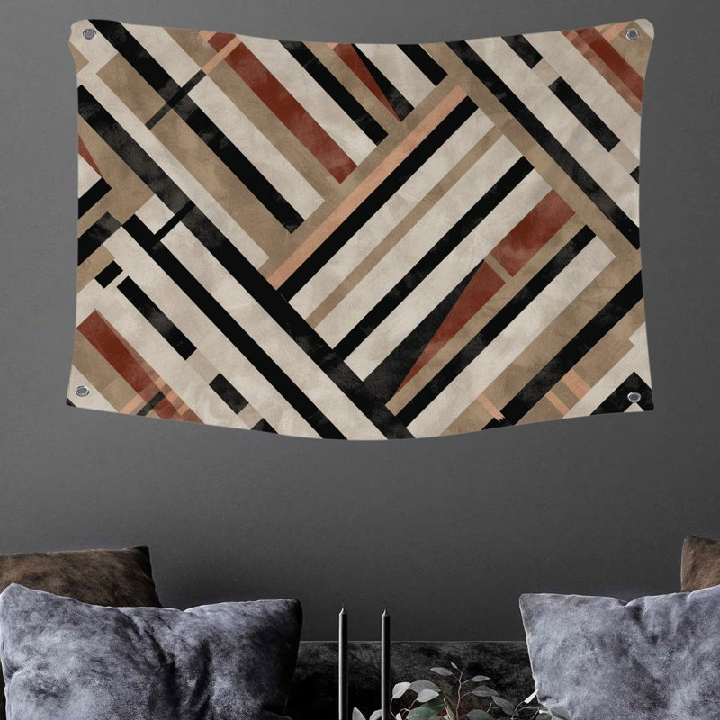 Tapisserie en microfibre, H 88 po x l 104 po