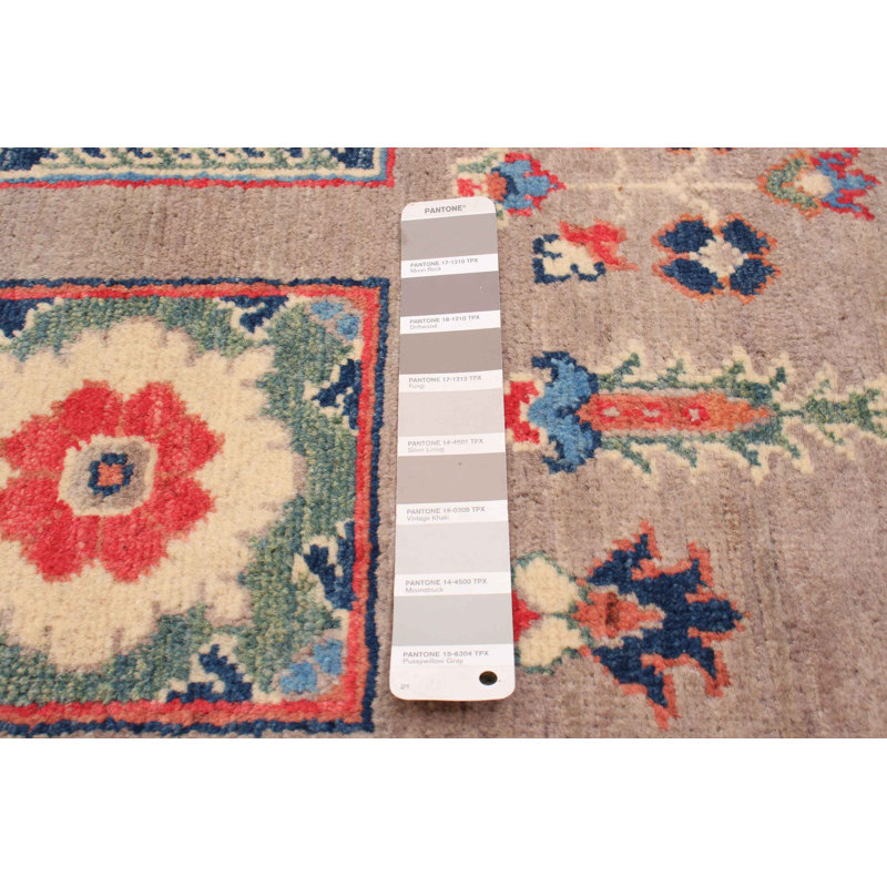 Tapis unique en laine noué à la main 6 pi x 9 pi nouvel âge Delancy