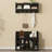 ON-TREND Shoe Storage Bench with Shelves and 4 Hooks, Elegant Hall Tree with Wall Mounted Coat Rack, Entryway Organizer For Hallway, Foyer, Mudroom-1780177050