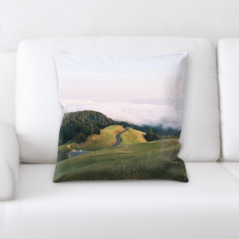 Microsuede Throw Pillow