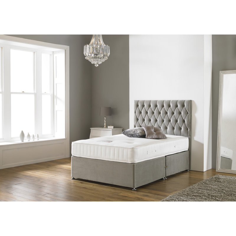 Orthopaedic Dual Season Winter Summer Tufted Mattress, 25cm/10 Inch Deep, Memory foam Winter side, Cooltocuh Cover both side, Reversible With Handle, Dual Sided Bed Mattress for Back Support & Pressure relief.