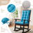 Outdoor/Indoor 5'' Adirondack Chair Seat/Back Cushion with Ties-1613452514