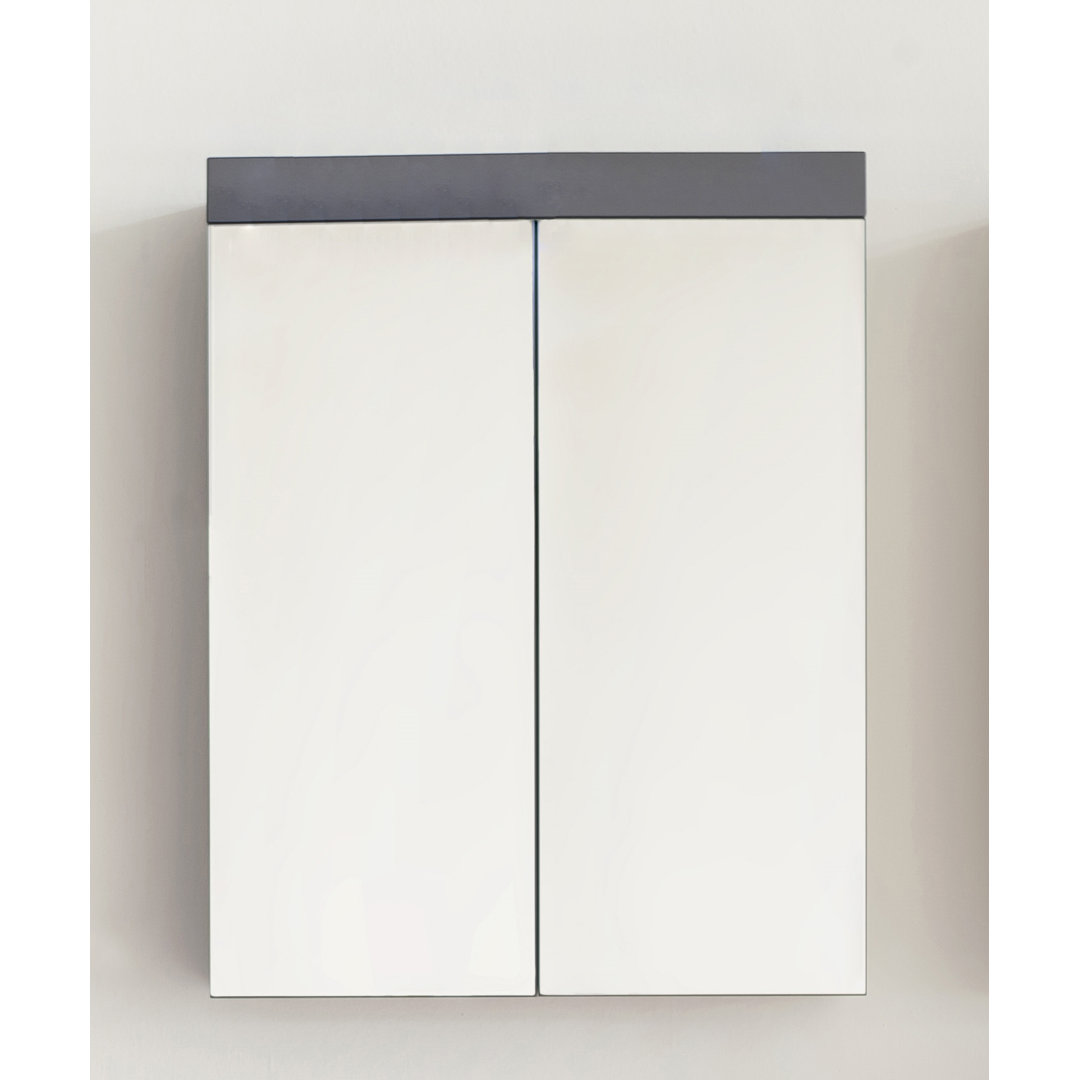 60 x 77 cm Spiegelschrank Marvlene