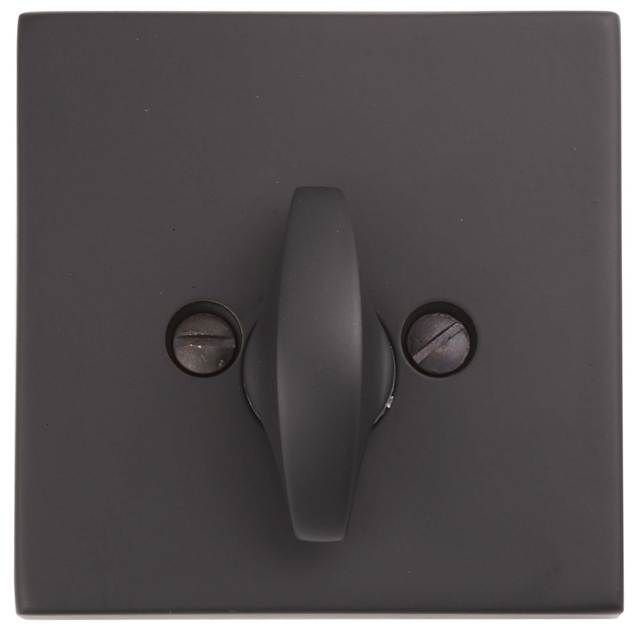 Deadbolt Collection One Sided Deadbolt, Flat Black