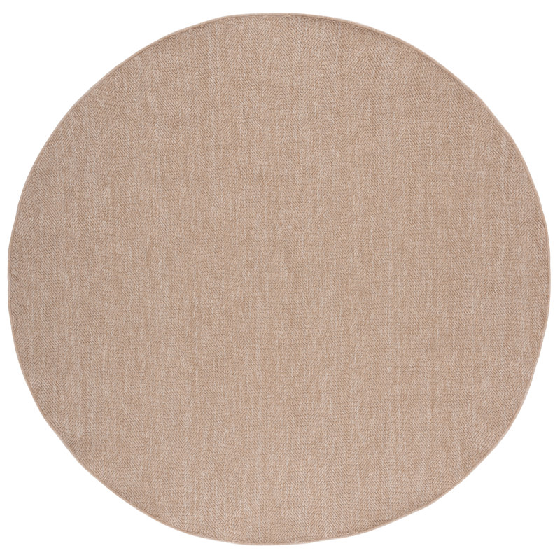 Wilbert Performance Performance Chevron Rug, Round 6'7"