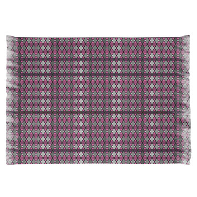 Tapis en losanges de couleur rose/noir classic Mcguigan