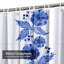 Rideau de douche abstrait à aquarelle abstraite avec 12 crochets-1997888109