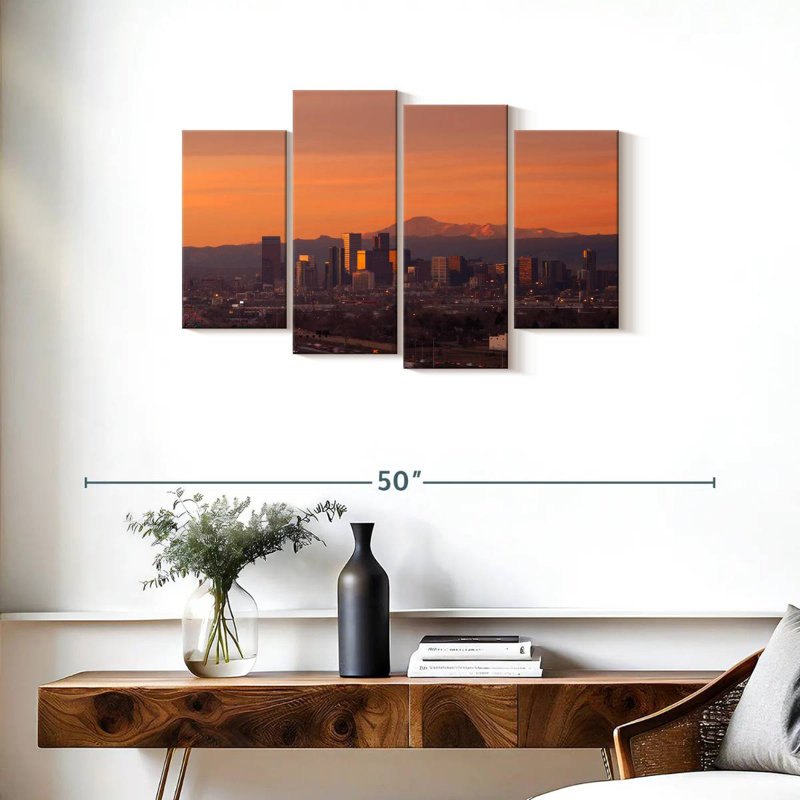 Coucher de soleil Sireci Denver, H 22 po x l 36 po