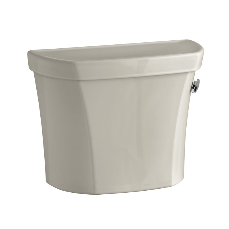 Réservoir de droite Wellworth 1,28 GPF avec doublure de réservoir et verrous Insuliner, Banc de sable