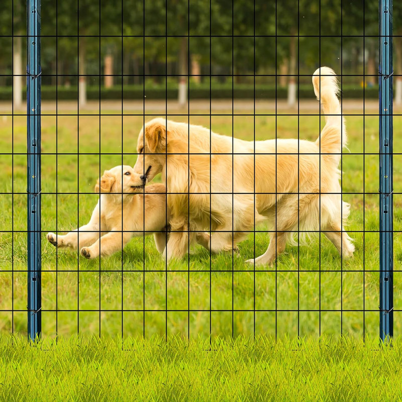 50ft Garden Wire Mesh, 15.2m PVC-Coated Welded Wire Fencing for Garden and Poultry Enclosures, 3ft H x 50ft W