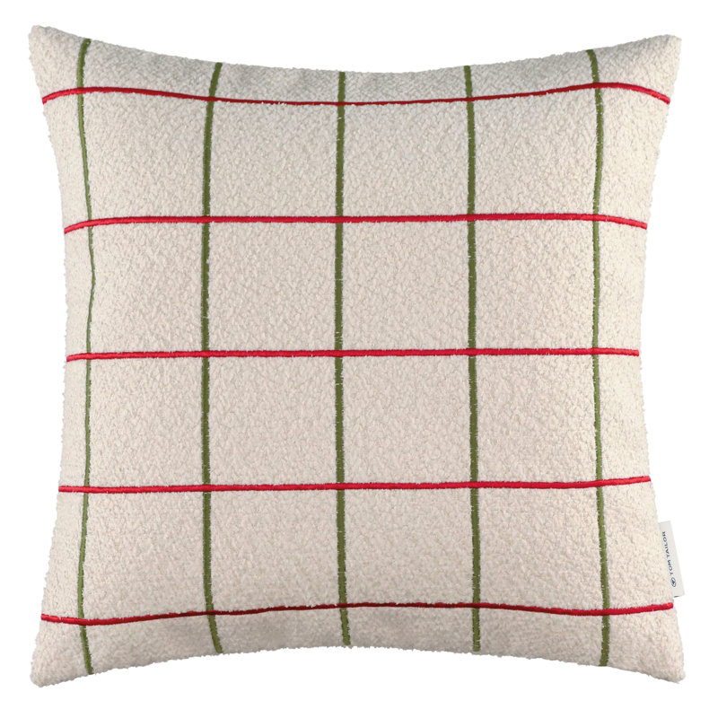 Square Cushion Cover, Cream 