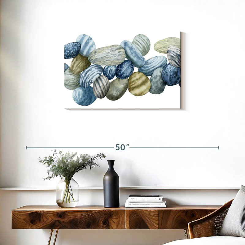 Alvord Found Pebbles III, 20" H x 30" W